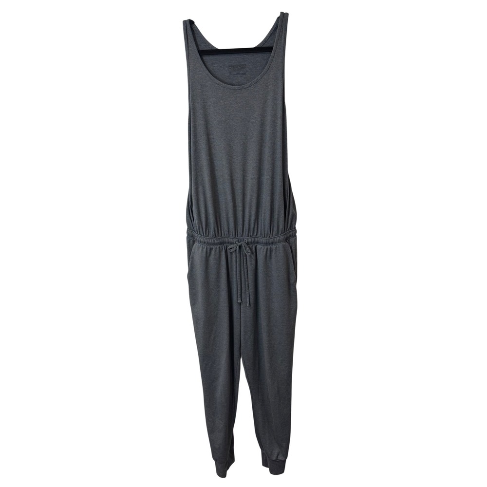 Patagonia Womens Seabrook Jumpsuit Small Gray Sleeveless Stretch Tank Slim 75105